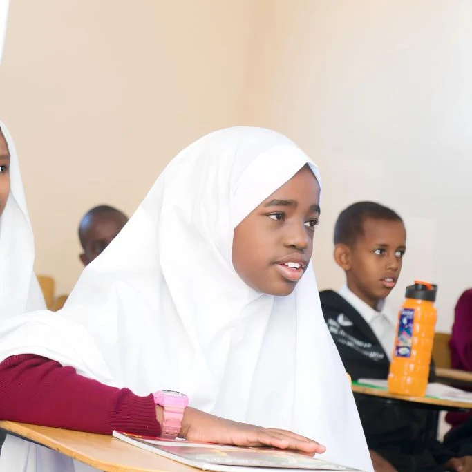 Learner during a lesson
